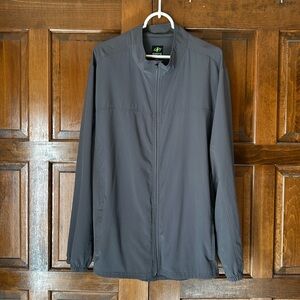 NordicTrack Mens LightWeight Full Zipper Jacket Size XL Gray